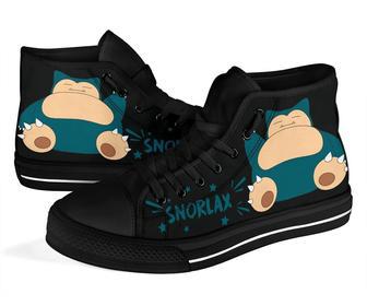 Snorlax Sneakers Pokemon High Top Shoes Gift Idea High Top Shoes | Favorety AU