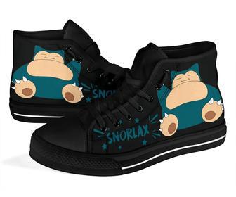 Snorlax Sneakers Pokemon High Top Shoes Gift Idea | Favorety CA