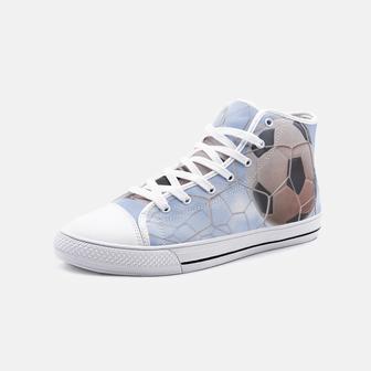 Soccer Ball High Top Shoes - Monsterry