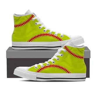 Softball High Top Shoes Sneakers - Monsterry UK