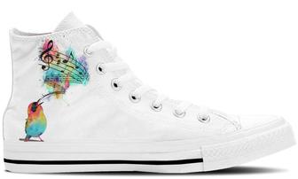 Songbird High Top Canvas Shoes - Monsterry AU
