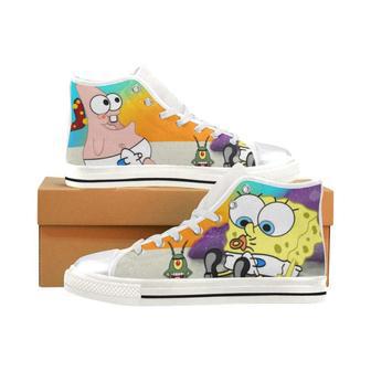 Spongebob and Patrick High Top Shoes for Kid | Favorety