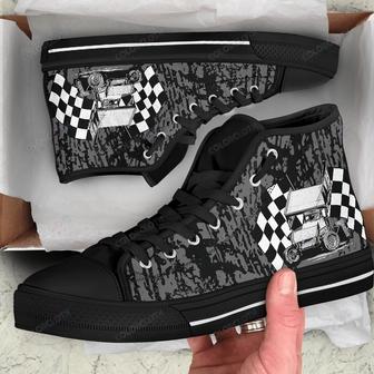 Sprint Car High Top Shoes - Monsterry