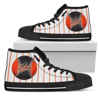 Straight Line With Deep Circlebaltimore Orioles High Top Shoes | Favorety UK