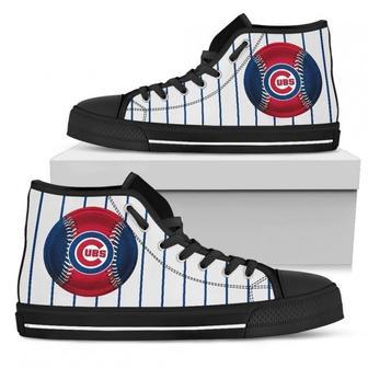 Straight Line With Deep CircleChicago Cubs High Top Shoes | Favorety UK