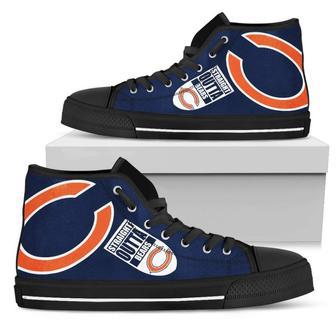 Straight Outta Chicago Bears High Top Shoes | Favorety