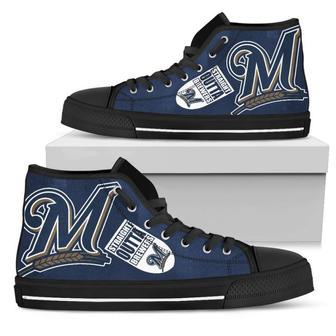 Straight Outta Milwaukee Brewers High Top Shoes | Favorety CA