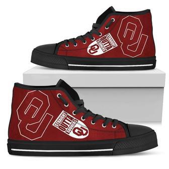 Straight Outta Oklahoma Sooners High Top Shoes | Favorety AU