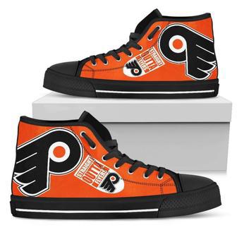 Straight Outta Philadelphia Flyers High Top Shoes | Favorety UK