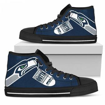 Straight Outta Seattle Seahawks High Top Shoes | Favorety