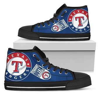 Straight Outta Texas Rangers High Top Shoes | Favorety UK