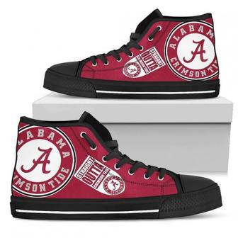 Straight OuttaAlabama Crimson Tide High Top Shoes | Favorety UK