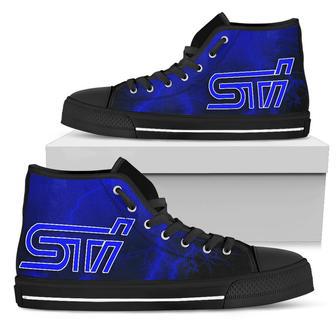 Subaru Sti Thunder High Top Shoes Blue | Favorety CA