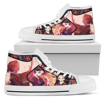 Tamayo Demon Slayer Sneakers High Top Shoes Anime Fan High Top Shoes | Favorety UK