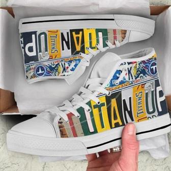 Tennessee Titans Football High Top Shoes | Favorety DE