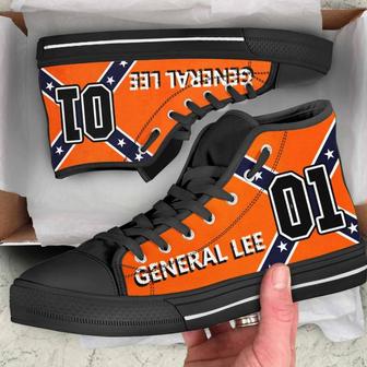 The Dukes Of Hazzard High Top Shoes - Monsterry