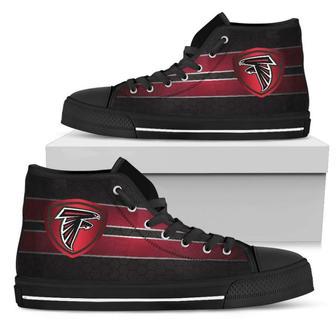 The Shield Atlanta Falcons High Top Shoes | Favorety DE