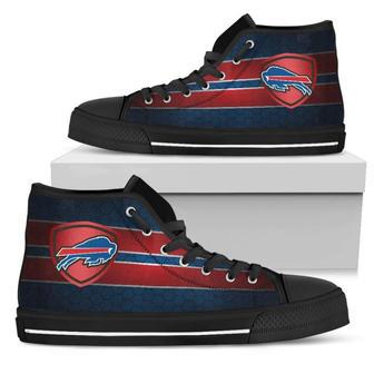 The Shield Buffalo Bills High Top Shoes | Favorety