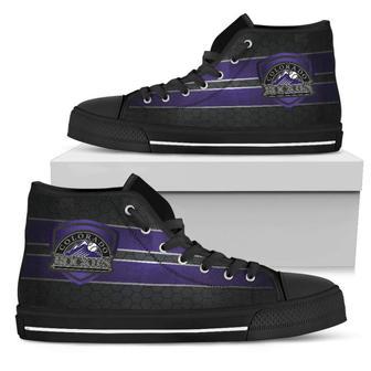 The Shield Colorado Rockies High Top Shoes | Favorety CA