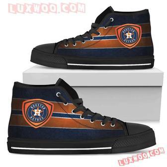 The Shield Houston Astros High Top Shoes Sport Sneakers | Favorety