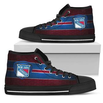 The Shield New York Rangers High Top Shoes | Favorety CA