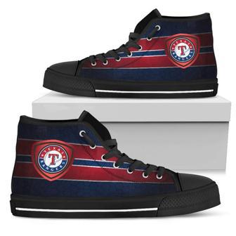 The Shield Texas Rangers High Top Shoes | Favorety AU