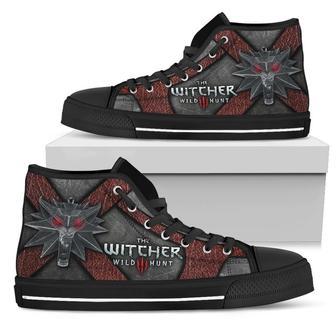 The Witcher Sneakers High Top Shoes For Gamer Fan High Top Shoes | Favorety DE