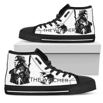 The Witcher Sneakers Movies High Top Shoes Fan High Top Shoes | Favorety