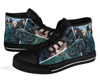 The Witcher Sneakers Tv Show High Top Shoes Fan Gift High Top Shoes | Favorety UK