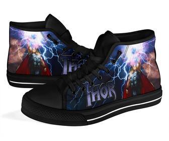 Thor Sneakers High Top Shoes Comic Fan High Top Shoes | Favorety