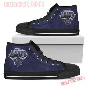 Toronto Maple Leafs High Top Shoes Sport Sneakers | Favorety