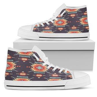 Tribal indians Aztec Men High Top Shoes | Favorety UK