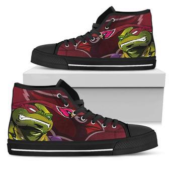 Turtle Arizona Cardinals Ninja High Top Shoes | Favorety