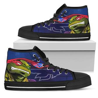 Turtle Buffalo Bills Ninja High Top Shoes | Favorety