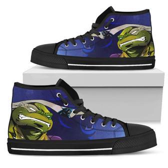 Turtle Carolina Panthers Ninja High Top Shoes | Favorety CA