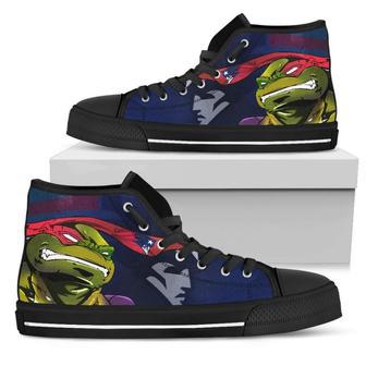 Turtle New England Patriots Ninja High Top Shoes | Favorety UK