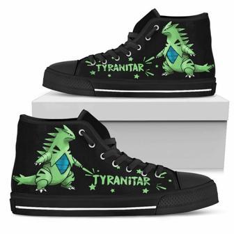 Tyranitar Sneakers Pokemon High Top Shoes Gift Idea High Top Shoes | Favorety CA