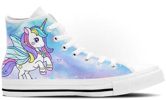Unicorn 2 High Tops Canvas Shoes - Monsterry