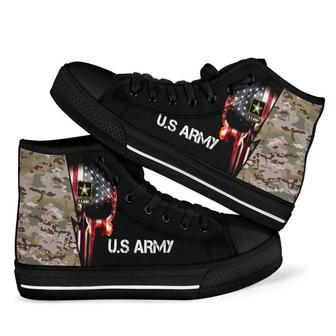 US Amry Multicam High Top Shoes - Monsterry UK
