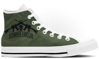 US Marines High Tops Canvas Shoes - Monsterry DE