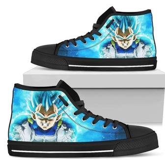 Vegeta High Top Shoes Sneakers Fan Gift Idea High Top Shoes - Monsterry UK