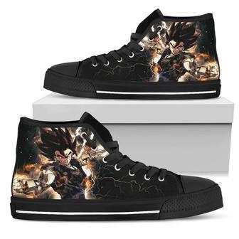 Vegeto Dragon Ball Sneakers High Top For Fan High Top Shoes | Favorety CA