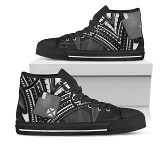Wallis And Futuna High Top Shoes - Cross Style - Monsterry AU