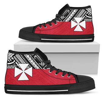 Wallis And Futuna High Top Shoes - pacific Style - - Monsterry