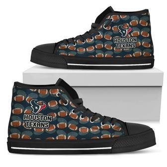 Wave Of Ball Houston Texans High Top Shoes | Favorety UK