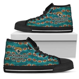 Wave Of Ball Jacksonville Jaguars High Top Shoes | Favorety UK