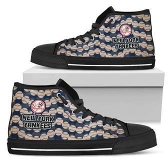 Wave Of Ball New York Yankees High Top Shoes | Favorety AU