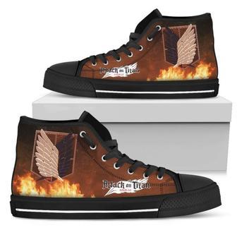 Wing Of Freedom AOT Sneakers High Top Shoes | Favorety AU