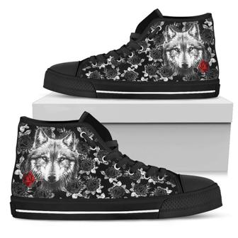 WOLF HIGH TOP SHOES - - Monsterry UK