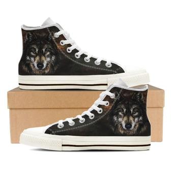 Wolf High Top Shoes Sneakers - Monsterry CA